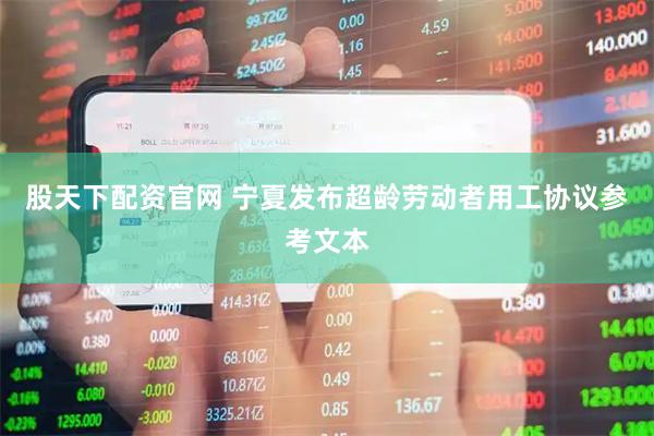 股天下配资官网 宁夏发布超龄劳动者用工协议参考文本